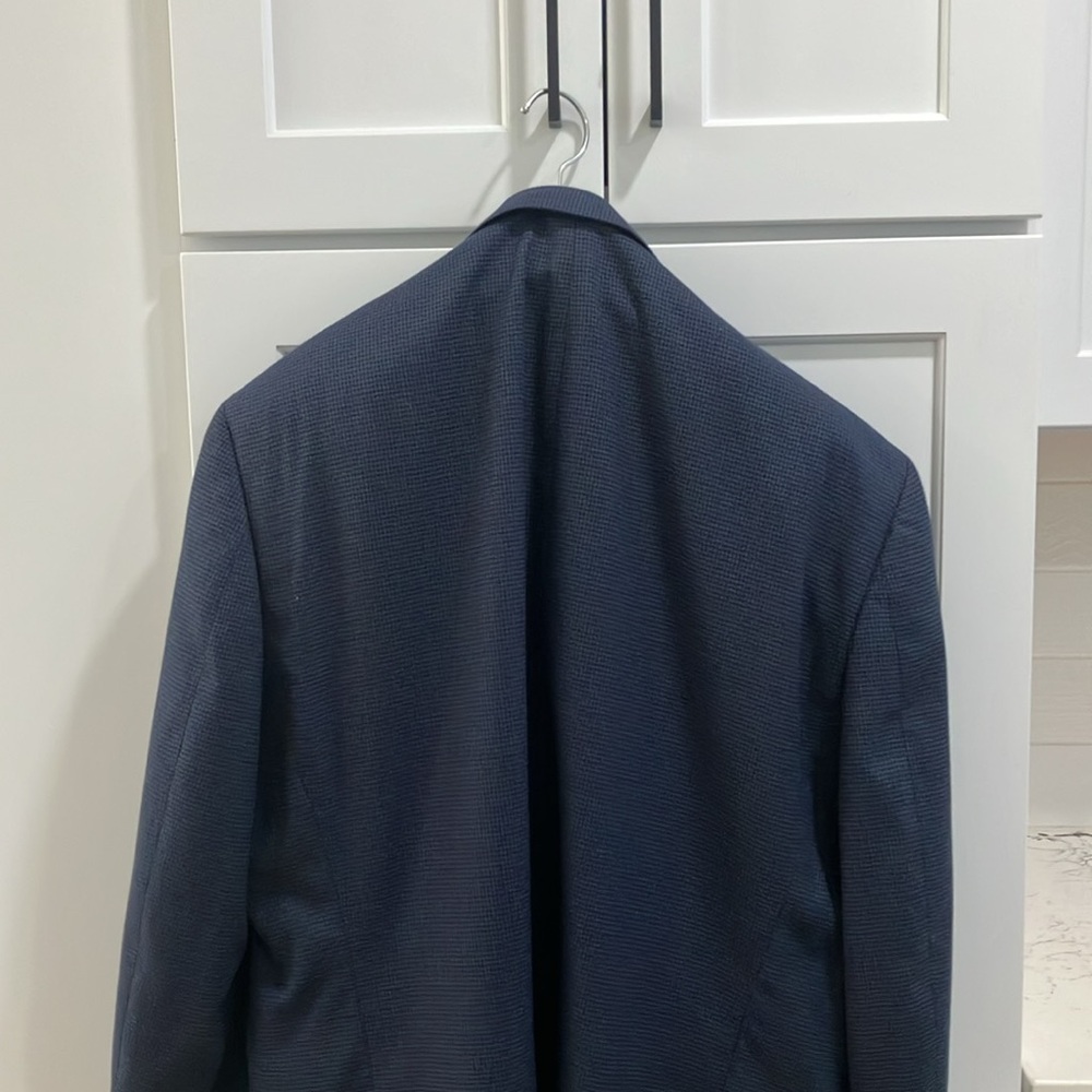 Lauren Ralph Lauren Men's Navy Blue Formal Blazer Sports Suit Coat Jacket - Picture 4 of 12